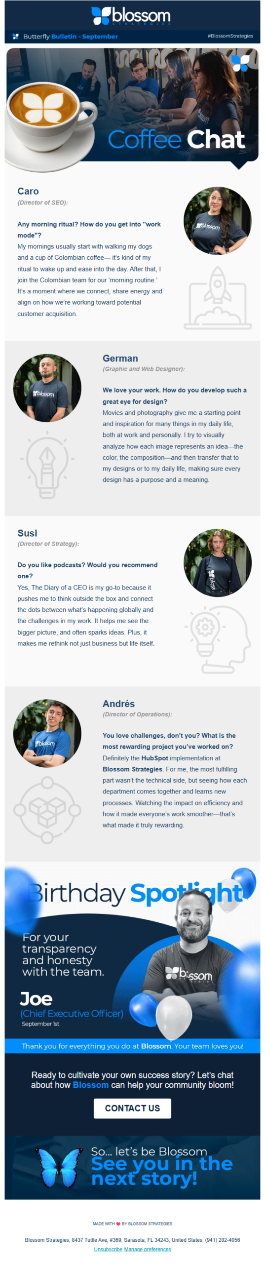 Blossom Mailing September 2025 scaled